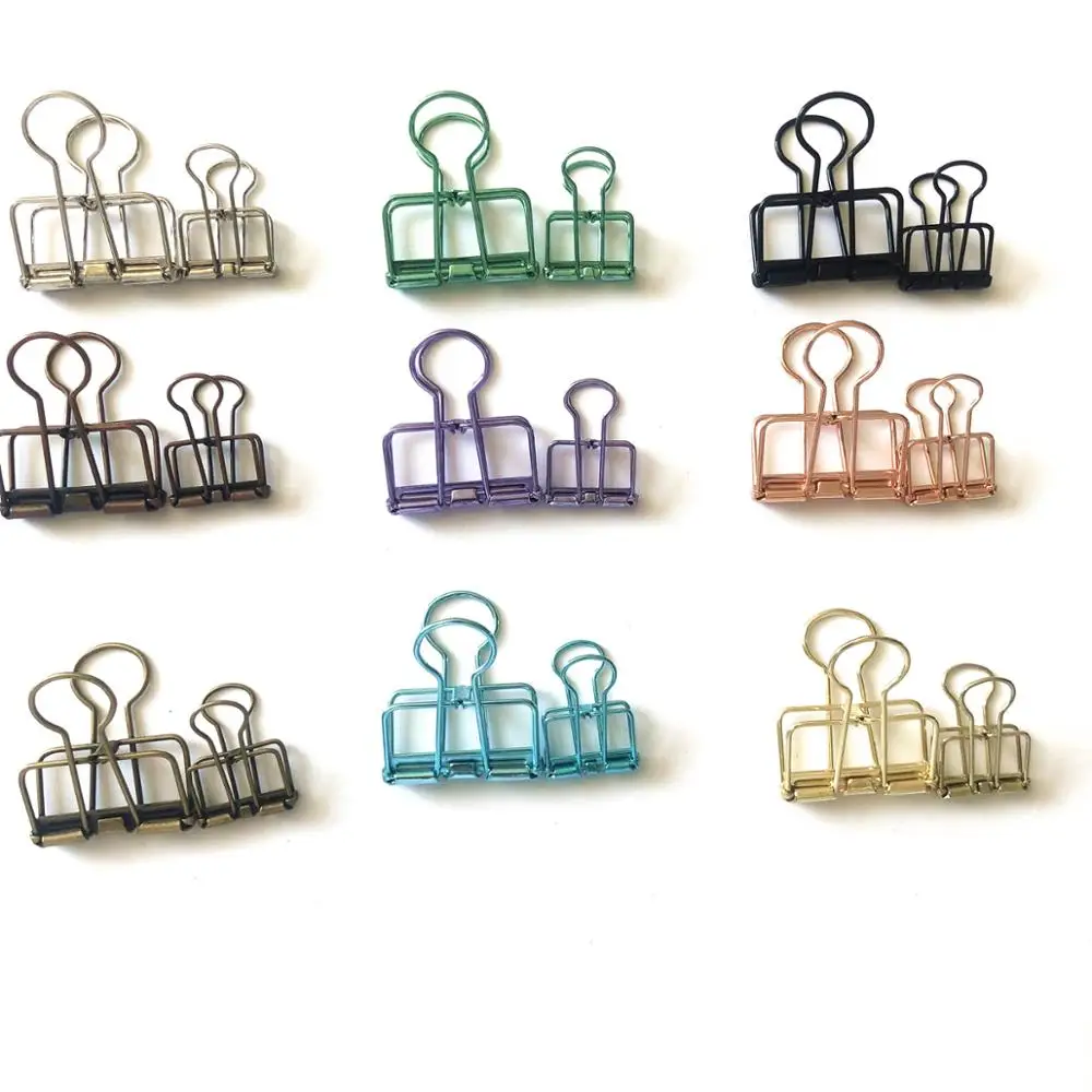 Mini Size Paper Clip Metal Binder Clip Stationery for Office School