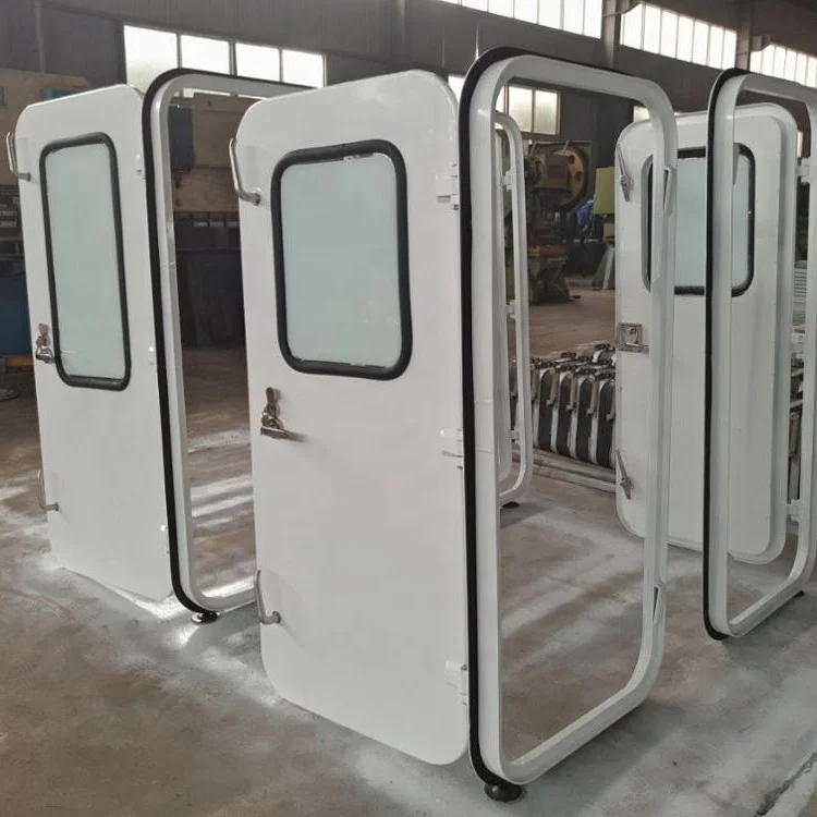 High quality boat marine aluminum steel weathertight doors for ships