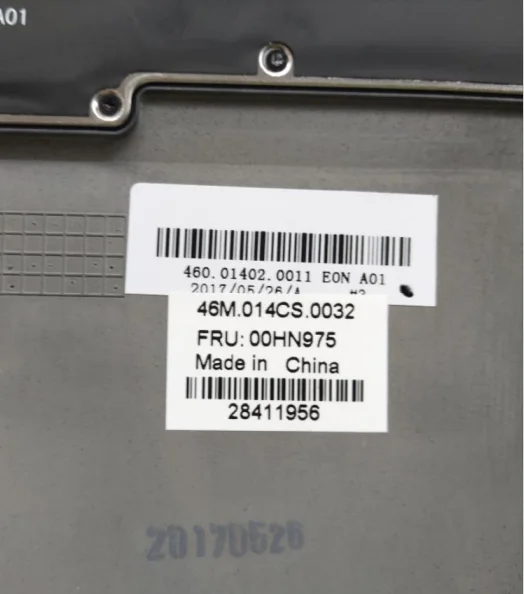  00HN975 для Lenovo ThinkPad X1 углеродная клавиатура 2-го поколения с подсветкой и сенсорной панелью