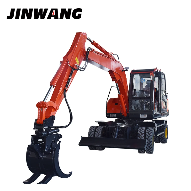 Engineering used 8 ton wheel excavator excavator for sale in dubai