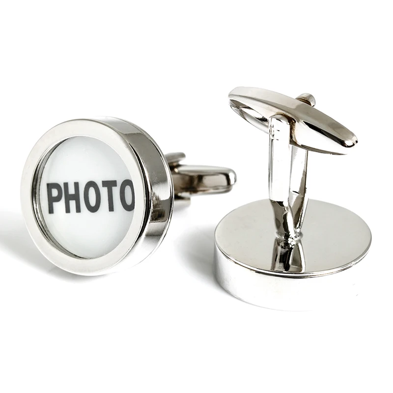Blank photo cufflinks gift design cufflinks