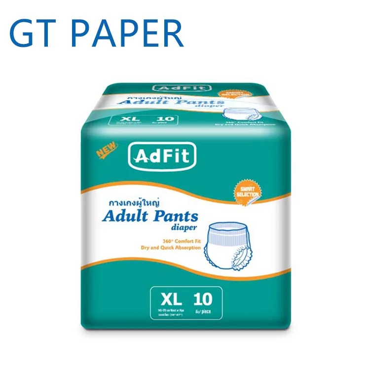 Adfit Wholesale Breathable OEM Adult Diaper Pull Up Super Thick Adult Diapers
