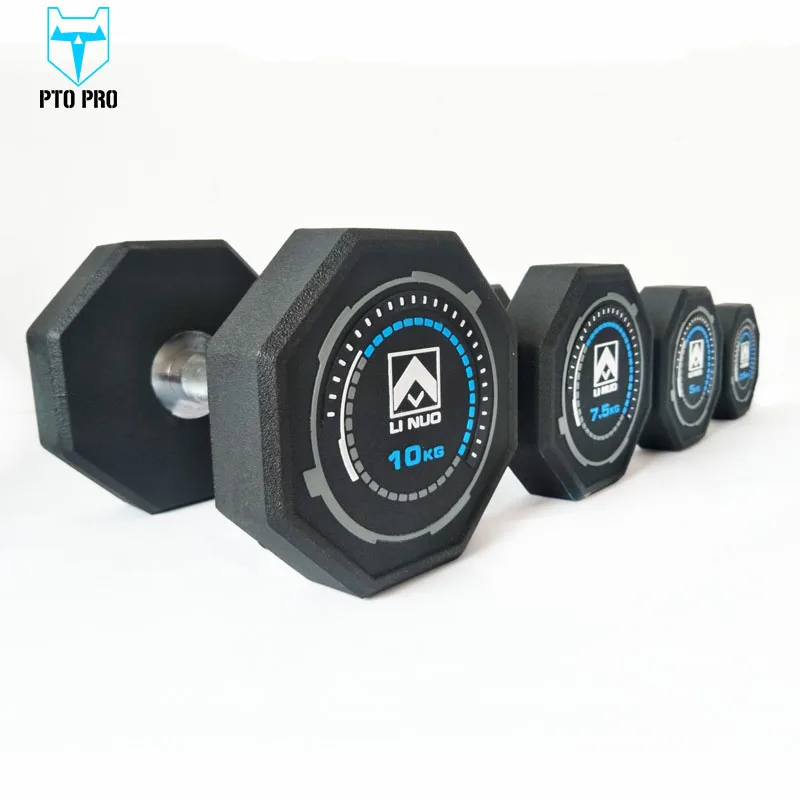 2018 new style fashion round head training dumbbell pu