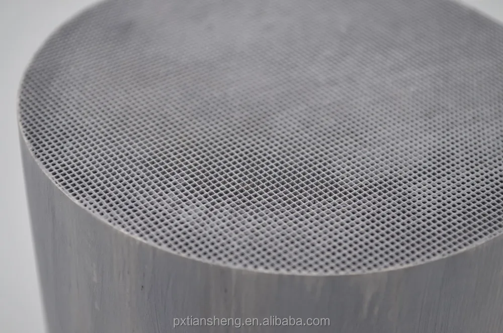 Manufacturer cheap customized Grey Honeycomb Ceramic as catalytic converter for CAR DPF