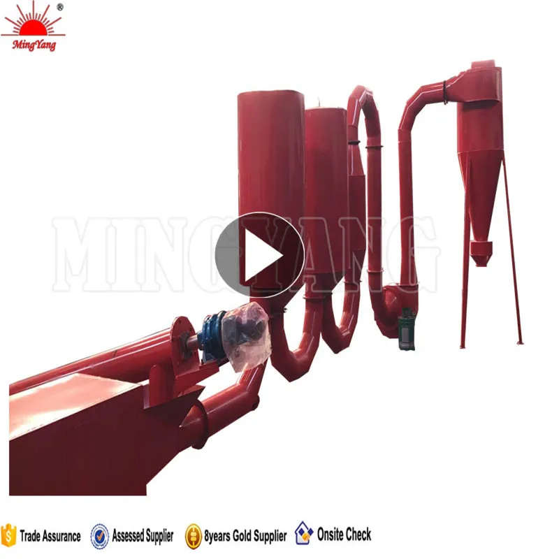 China factory CE popular Hot Air Furnace Small Sawdust Dryer sawdust cyclone dryer