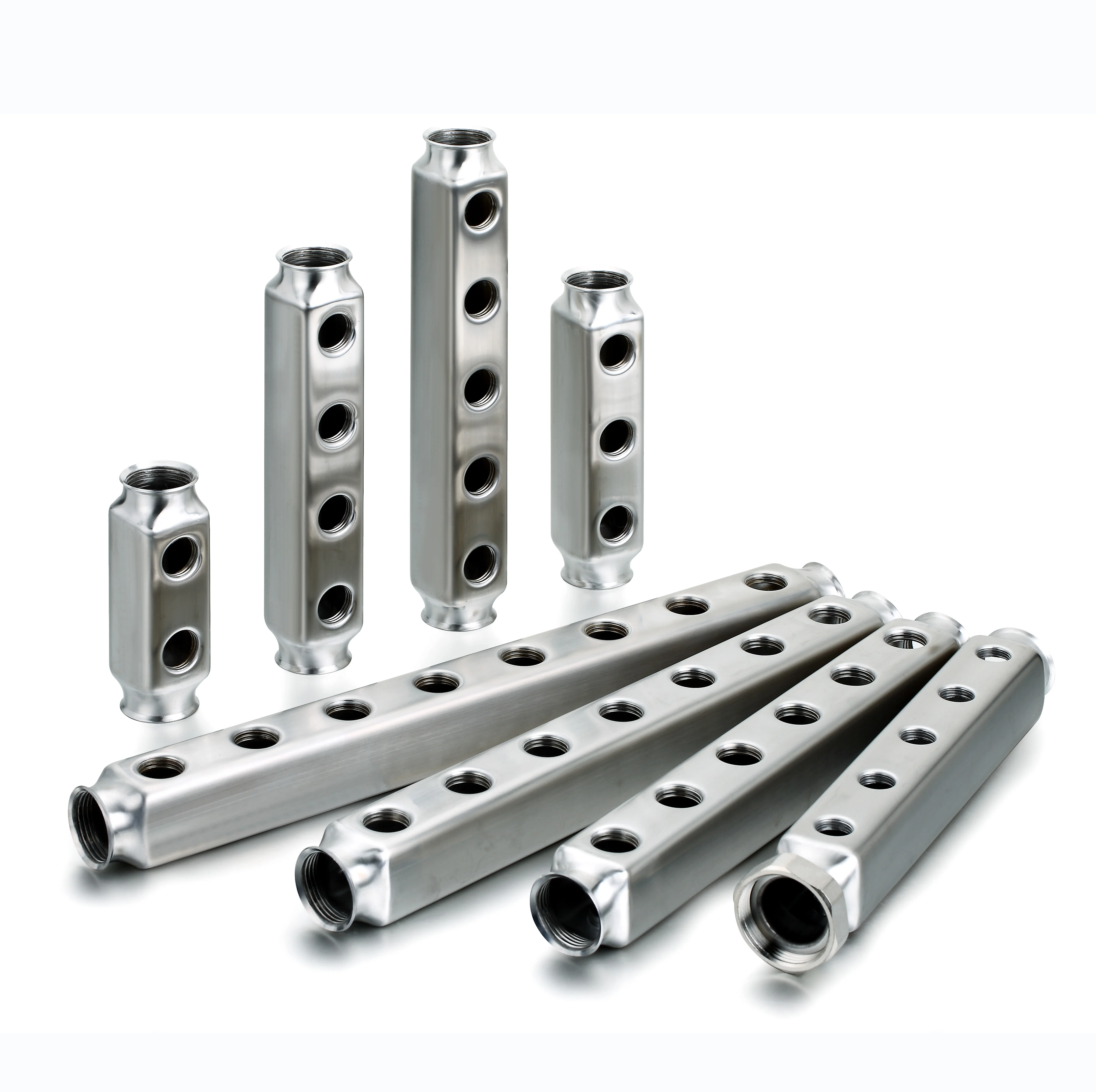 Stainless steel underfloor manifold, floor heating manifold, stainless steel water separator