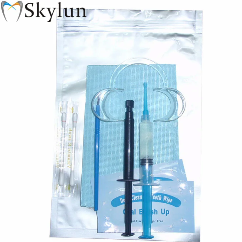 OEM Professional gel syringes kit gum protector zipper teeth whitening kits private logo