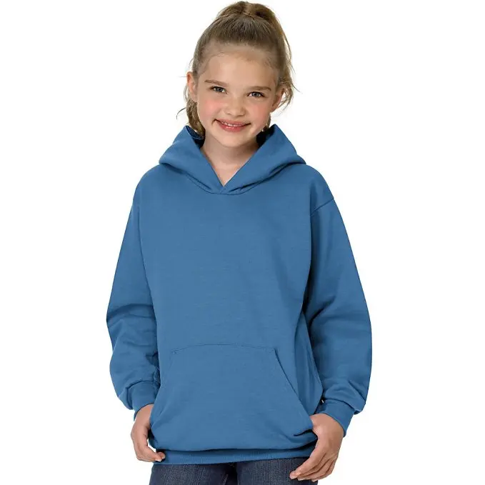 
Top Sales Blank High Quality Custom Bulk Hoodies 100% Cotton Comfortable Kids Hoodies 