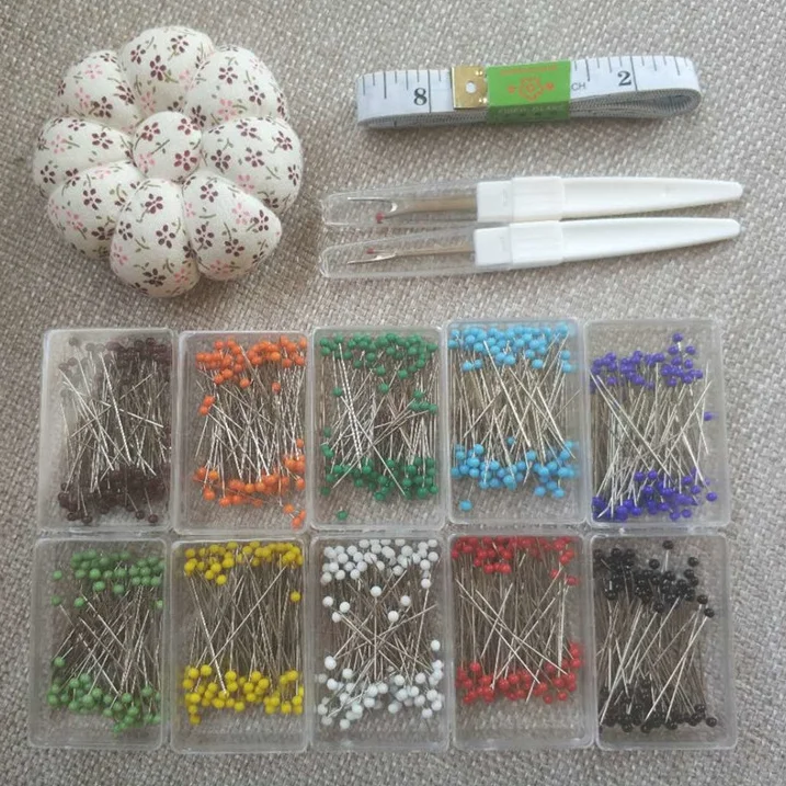 The DIY  kits including pearl pins pin cushions with best price
