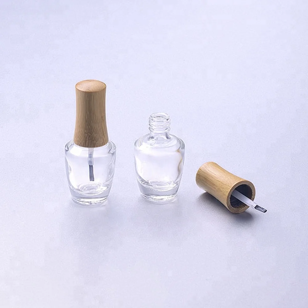 
New design product bamboo/wooden cap for empty nail polish bottle caps 