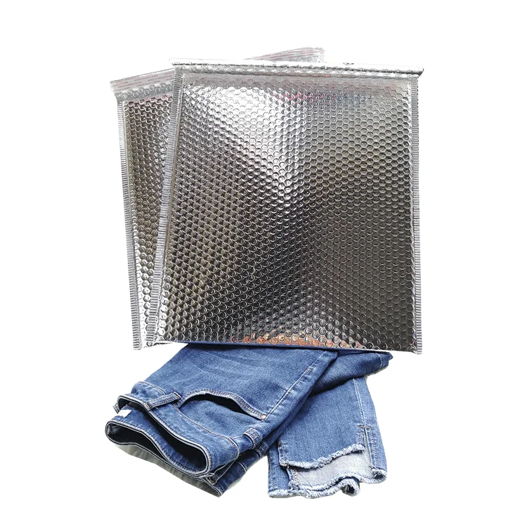 A4 size Custom printed wholesale waterproof plastic air padded envelopes pe poly bubble mailer for shop