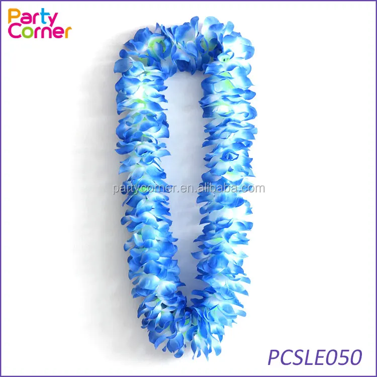 Hawaiian Hula Garland Lei Luau Aloha Beach Fancy Dress