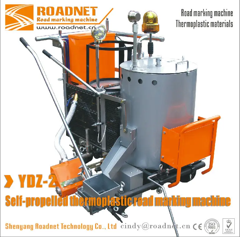 Self-propelled honda Gasoline Engine Thermoplastic Screed Road Line Paint Machine for road marking