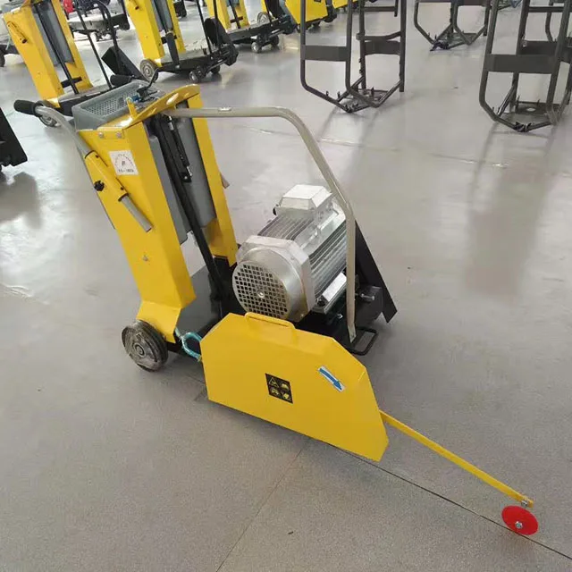 Идущий сзади Робин Хонда асфальт дорожный использует смазочно-охлаждающую станок для обработки древесины, бетоновая резочная