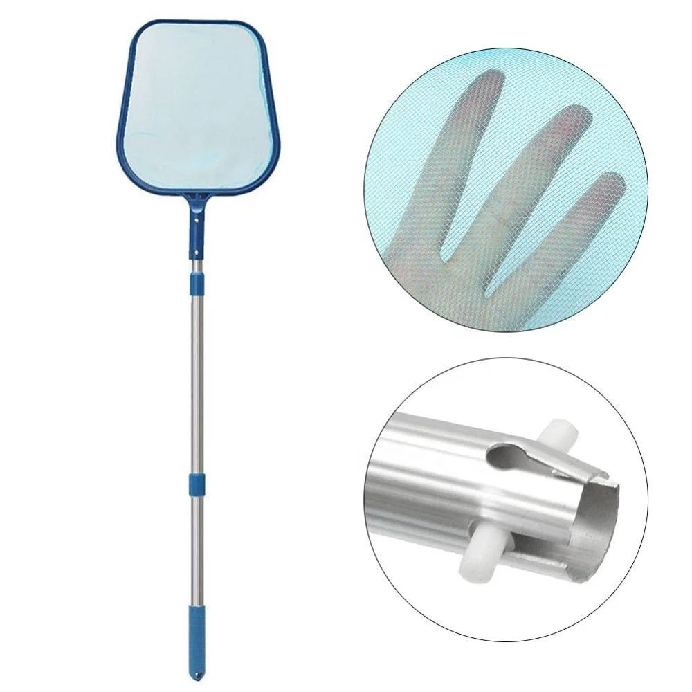 HOT Leaf Rake Mesh Frame Net Skimmer Cleaner Swimming Pool Spa Tool New Swimming Pool Cleaning Net Swimming Pool & Accessories