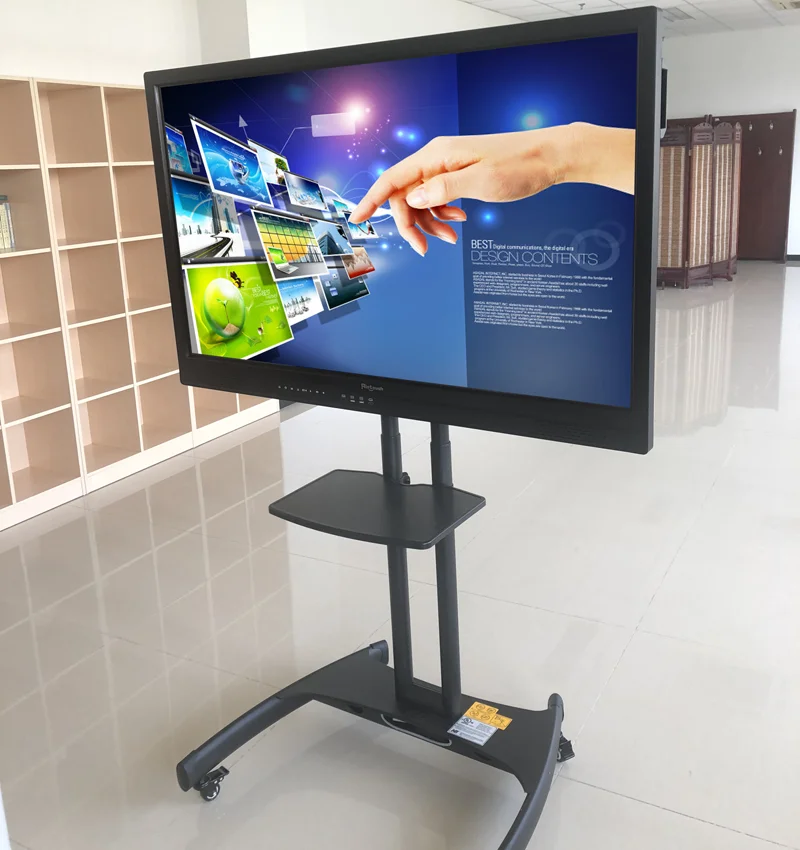  Интерактивная сенсорная светодиодная интерактивная панель 4K UHD 55 65 75 86 дюймов 20 точек для образования и