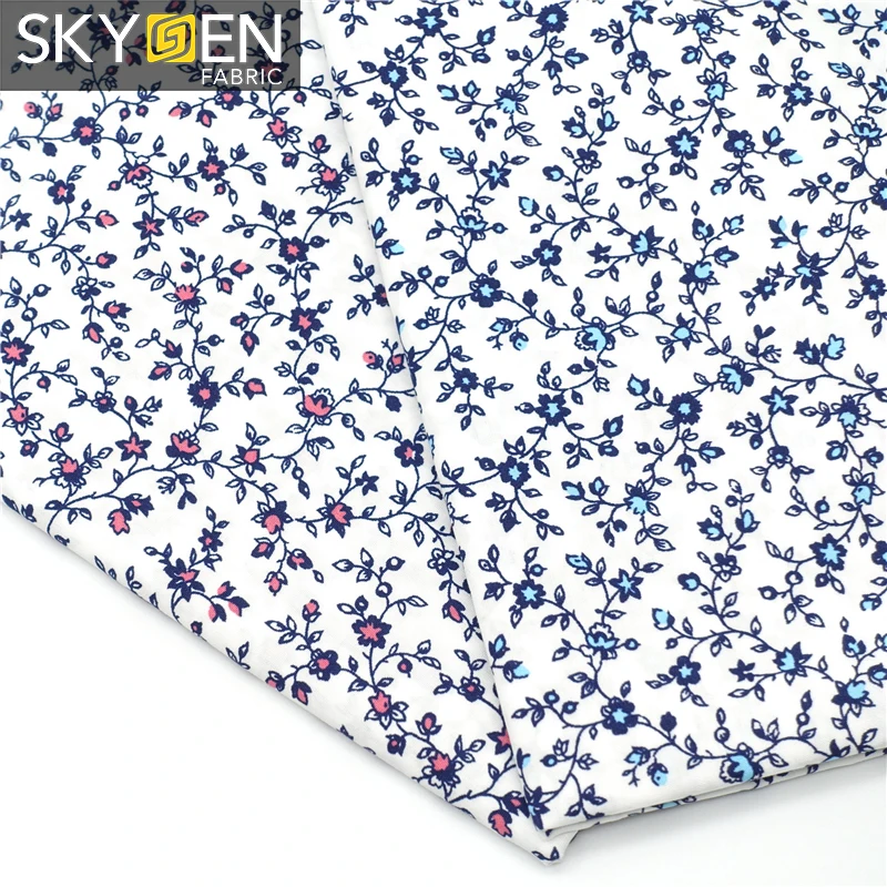 Рулоны ткани из 100% органического хлопка с принтом, одежда для рубашек, мужская рубашка, оптовая продажа ткани для рубашек