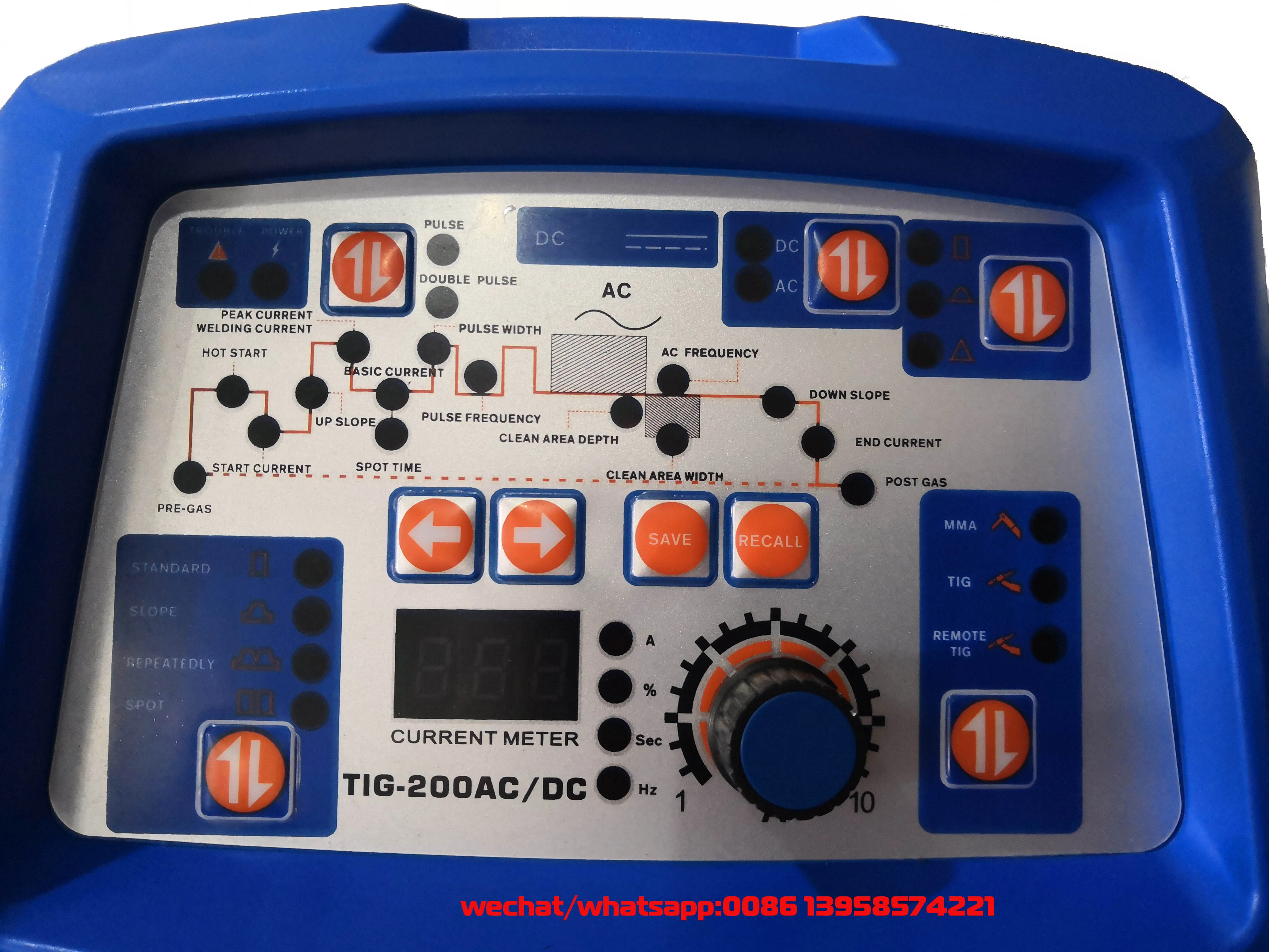 Rolwal TIG AC/DC with Pulse IGBT 200Amp Inverter Aluminum Welding Machine