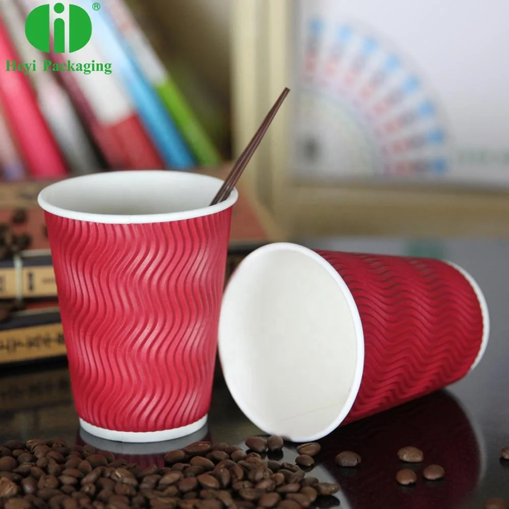 packaging KFC disposable multiple ripple wall insulated paper cup