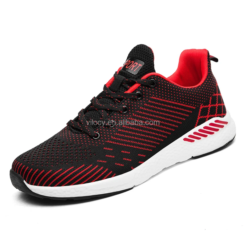 Fashion Knit Sports Sneakers for Couple Casual Action Jogging Shoes