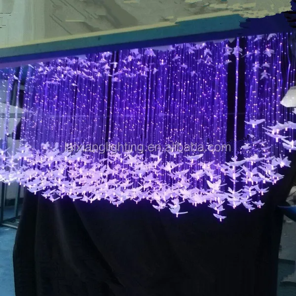 Classical Pendant Light Glass Chandelier Lighting unique wedding butterfly decoration light