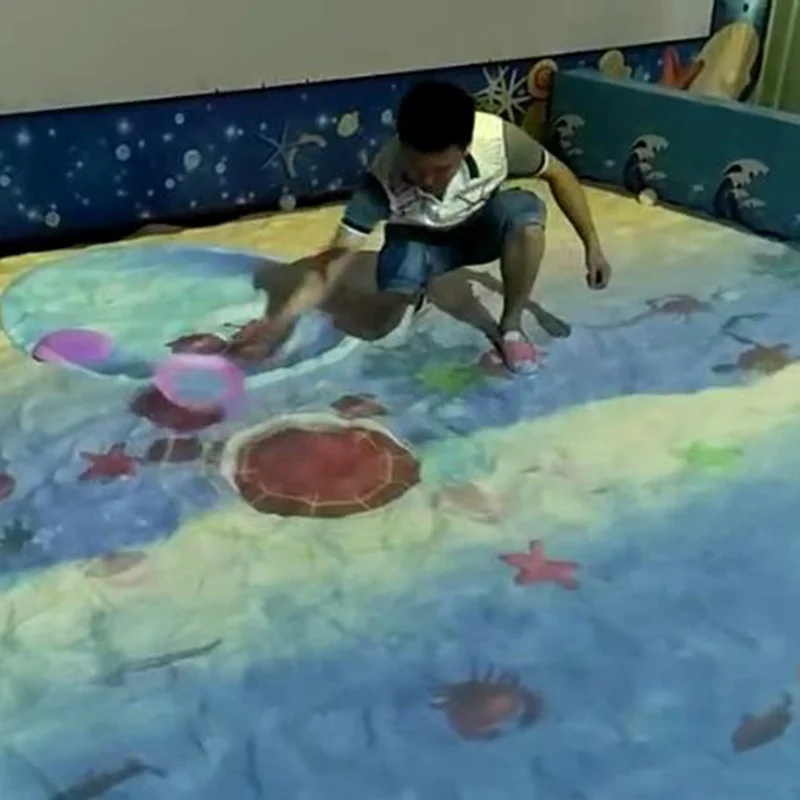 Виртуальная Интерактивная пляжная игра интерактивный проектор игра ar песчаная настольная игра интерактивный проектор детская внутренняя проекция