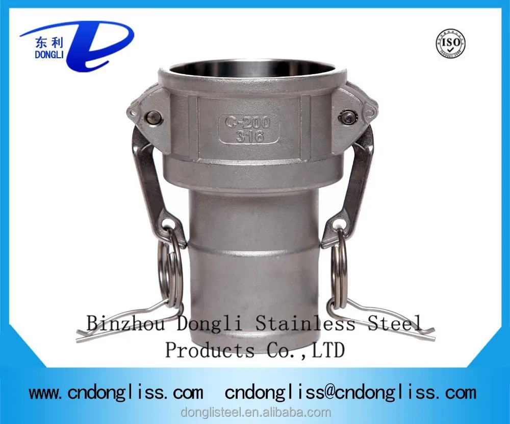 Type C stainless steel dixon camlock fitting