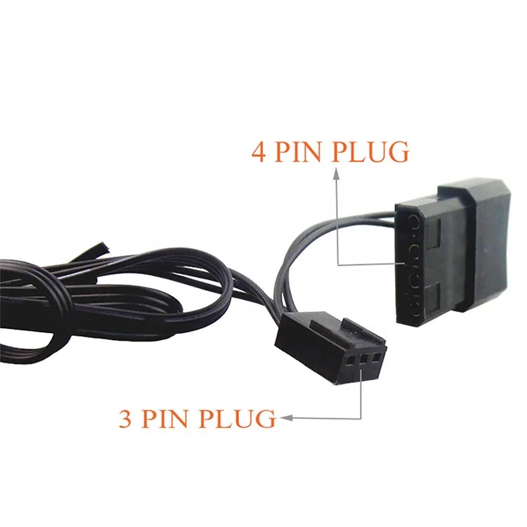 Computer silent 120mm slim LED 5inch cooling pc fan 120x120x25mm for gaming case blue red green