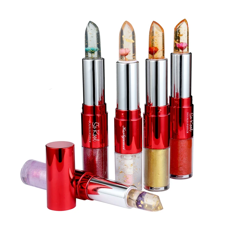 Kailijumei Unique Designed 2 in 1 fashion color change lipstick with lip gloss