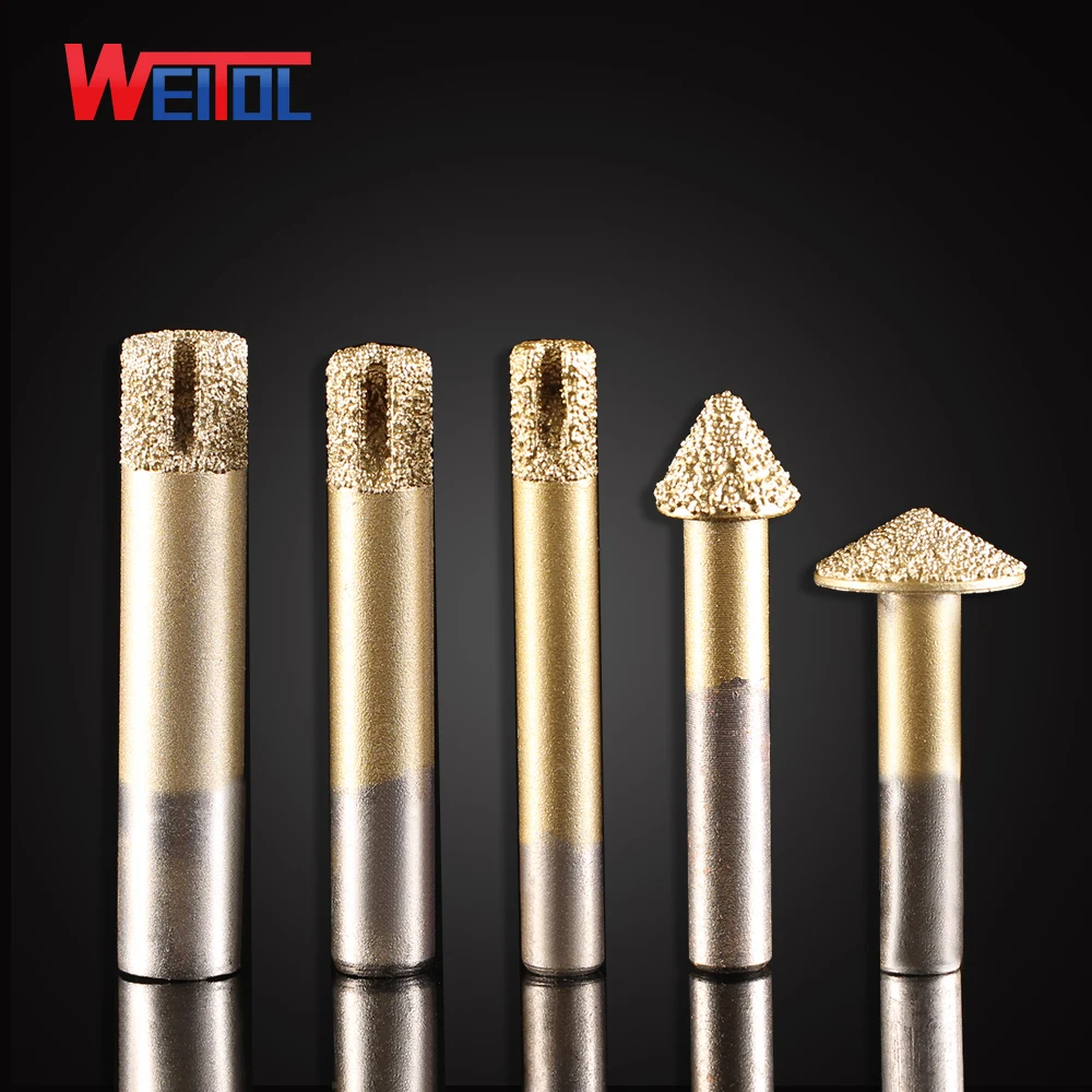 WeiTol вакуумная паяная Алмазная фреза мраморные инструменты для резьбы по камню