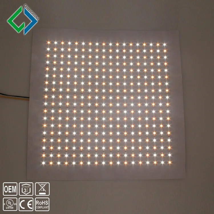 
High cri high R value Ra95 CCT bi color 300x300 flex led sheet, sewable 300x300 flexible led mat 