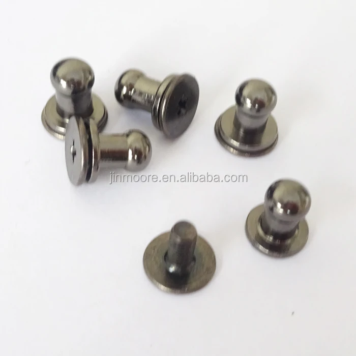 Round Phillips Chicago Button Stud Screws Nail Rivets For Leather Craft