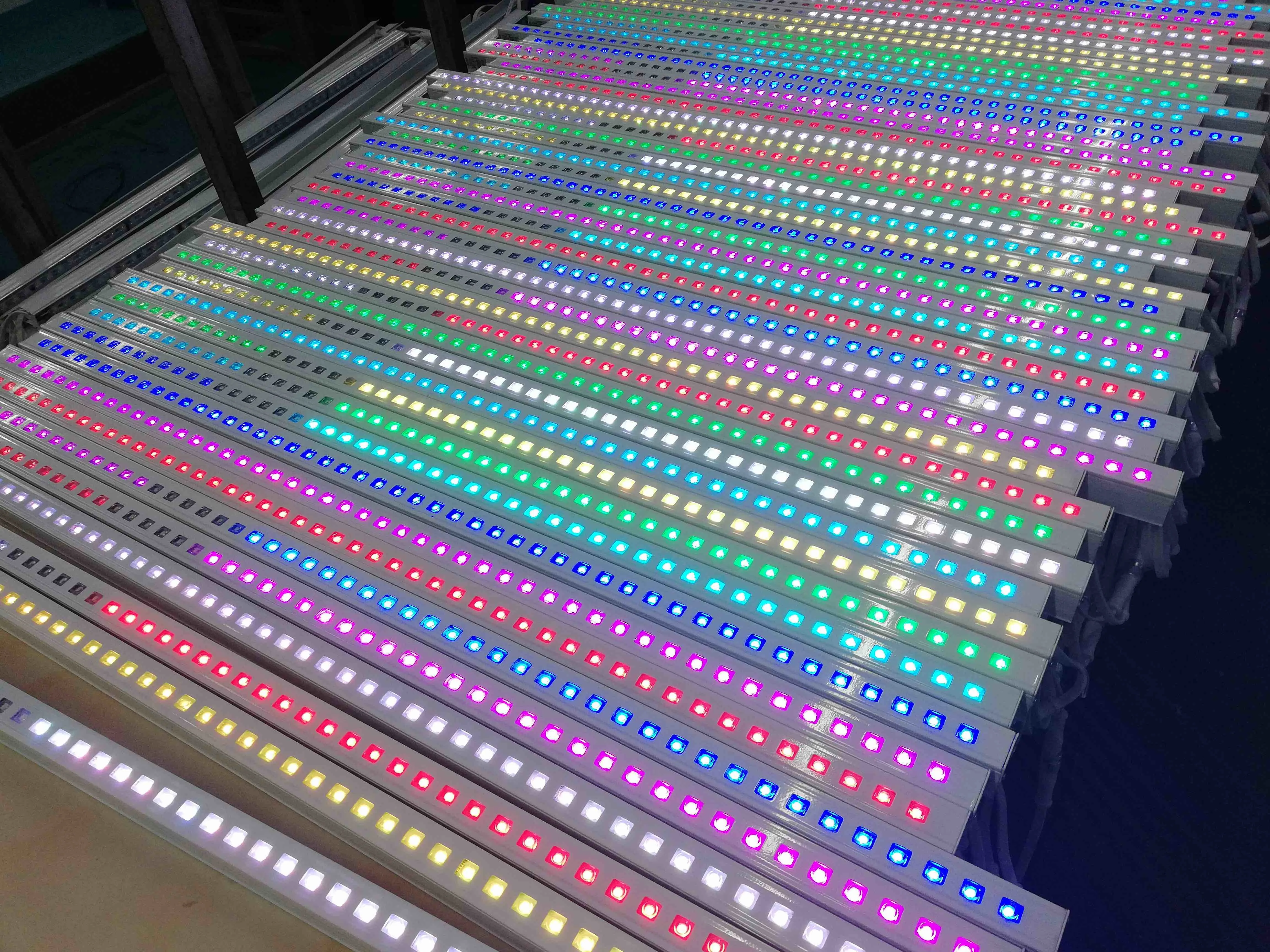 customized Top quality rgb dmx led building facade lighting