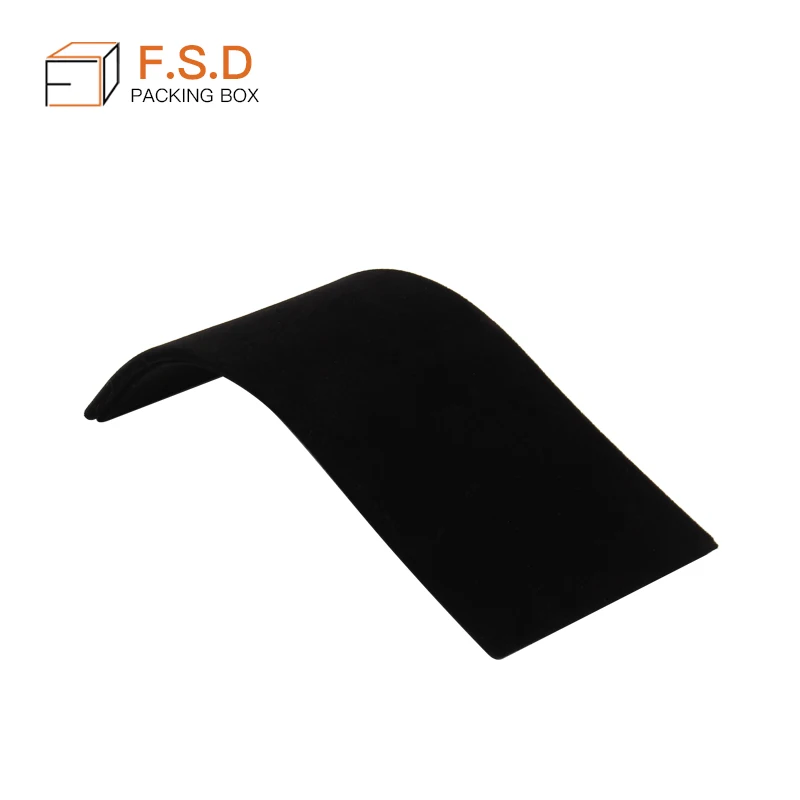 Hot Selling Acrylic with velvet Necklace acrylic Jewelry Display Bracelet Support Jewelry Holder Stand