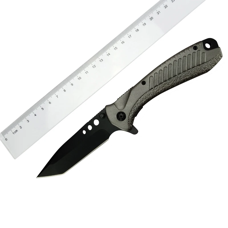 Stainless steel knife with blade lock best mens pocket jungle king combat knife