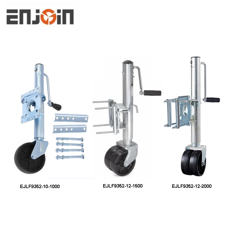 1000-2000lbs Trailer Jack with Rubber Wheel/Trailer Jack Jockey Wheel