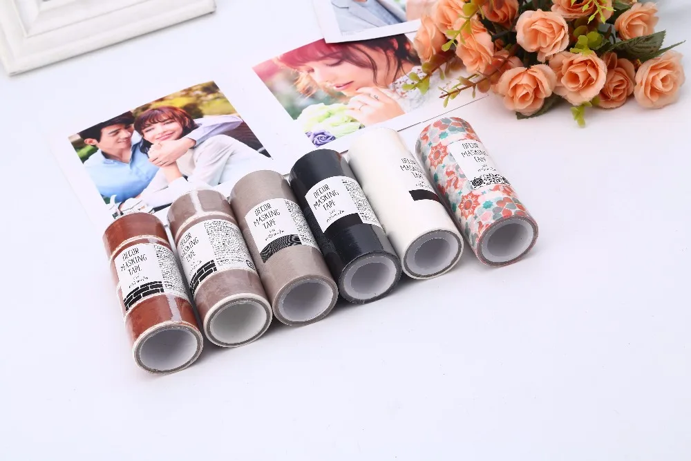 Home decoration Multicolor Beautiful Patterns Cute Washi tape size is 10cm*2m