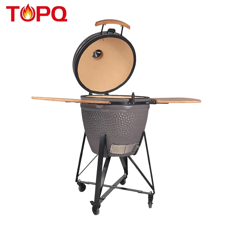 Высококачественный угольный гриль Kamado для гурманов среднего размера