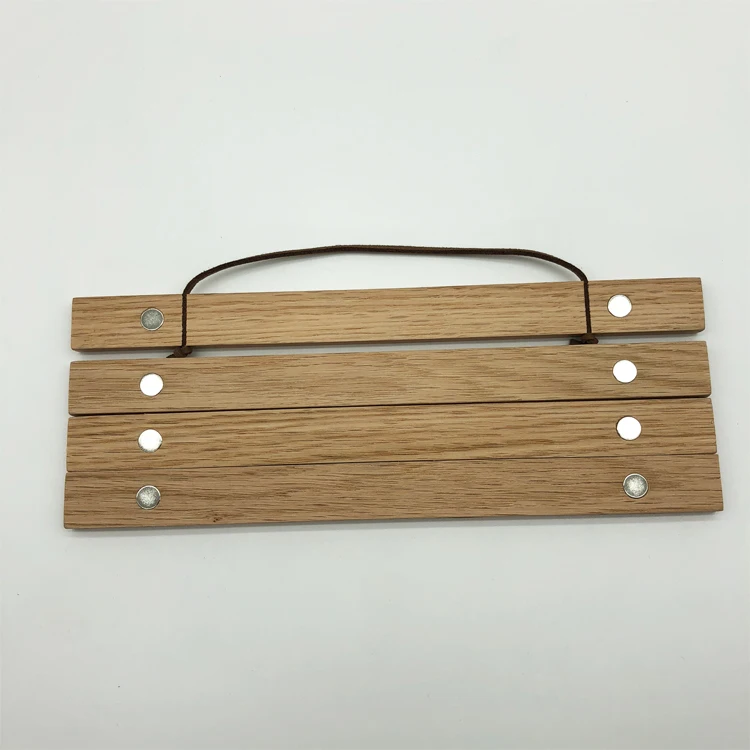 
2019 Top Selling With Best Price Oak Wood Magnetic Poster Hanger For Wall Decoration Wall Art Frame Wood Frame 