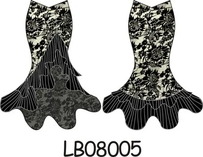 Large discount adjustable tie belt irregular fishtail practice women latin square skirts latin dance costume