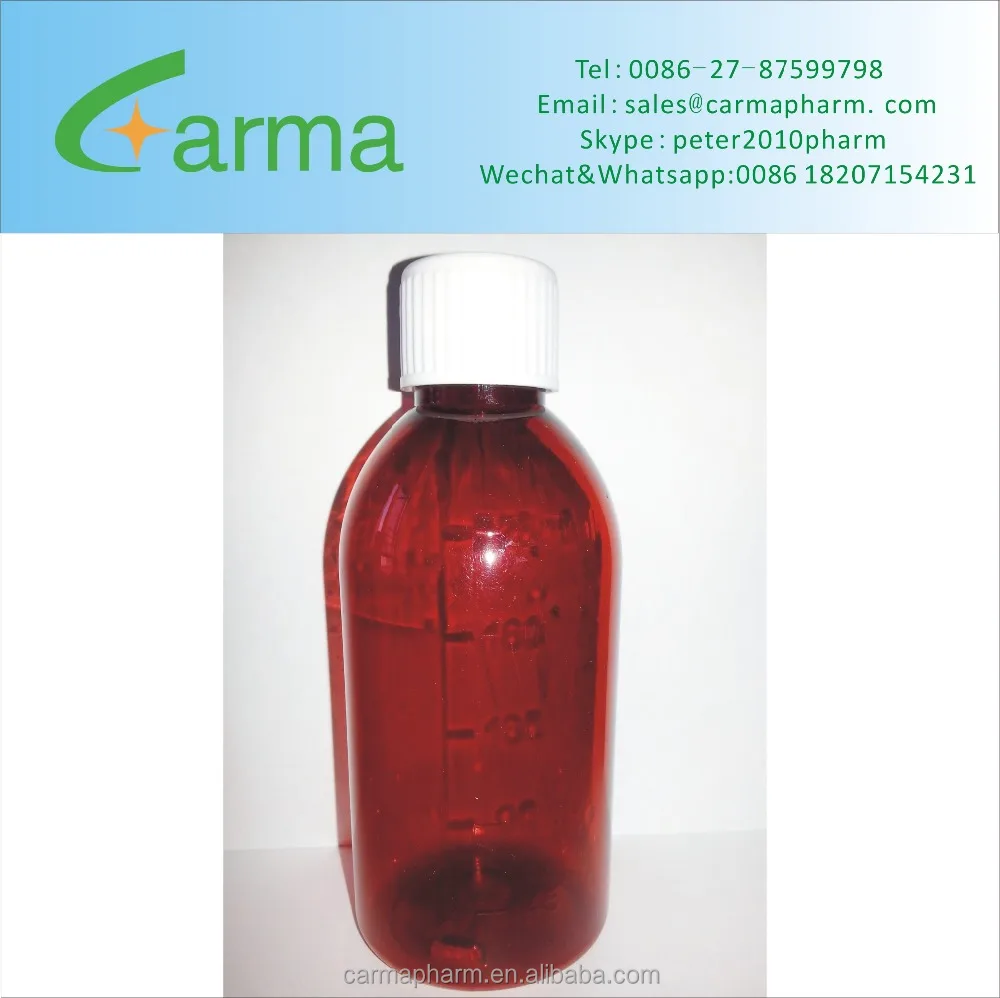 150ml Plastic Medicine Syrup Amber PET Bottle