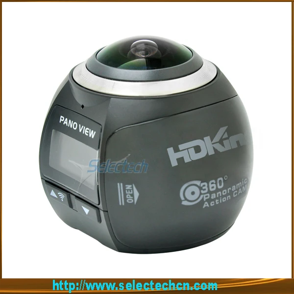  4K Wifi мини панорамная камера 30fps HD 360 градусов Спортивная для