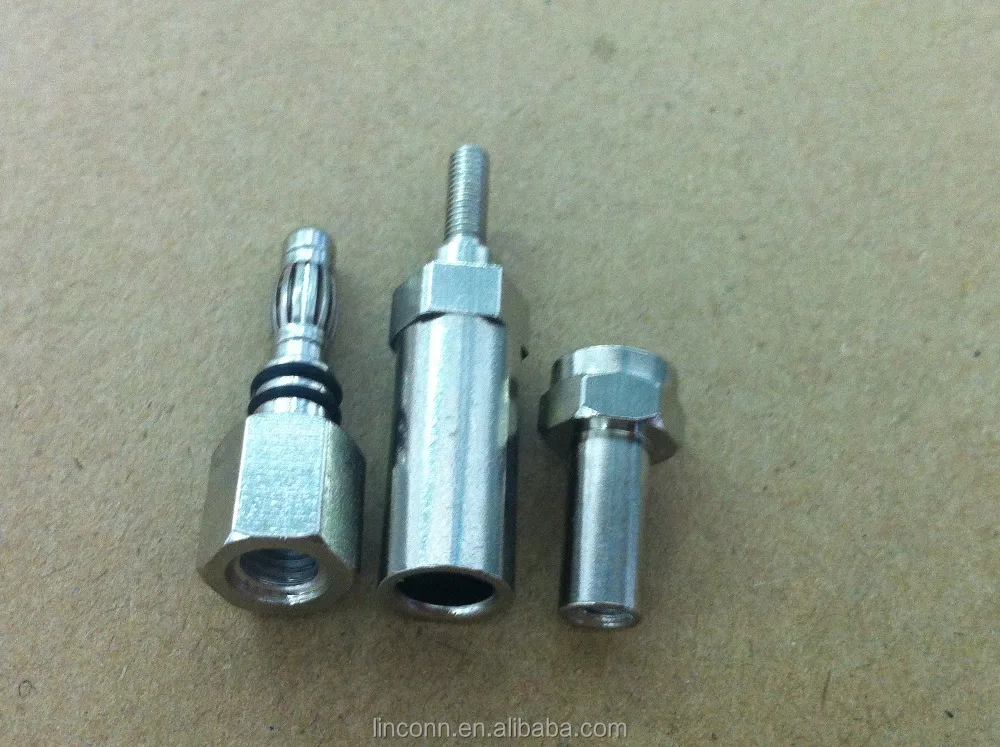 high quality screw brass metal gold or nickel plated terminal leads 2mm 3mm 4mm banana plug