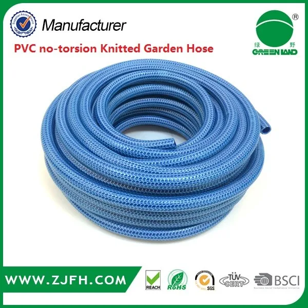 
5/8 inch soft PVC Textile Braided hose knitting hose Garden Water Hose pipe 