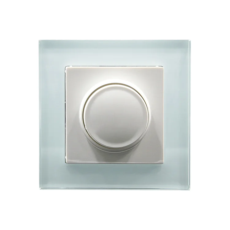 BIHU White EU Standard Dimmer Light Control Switch