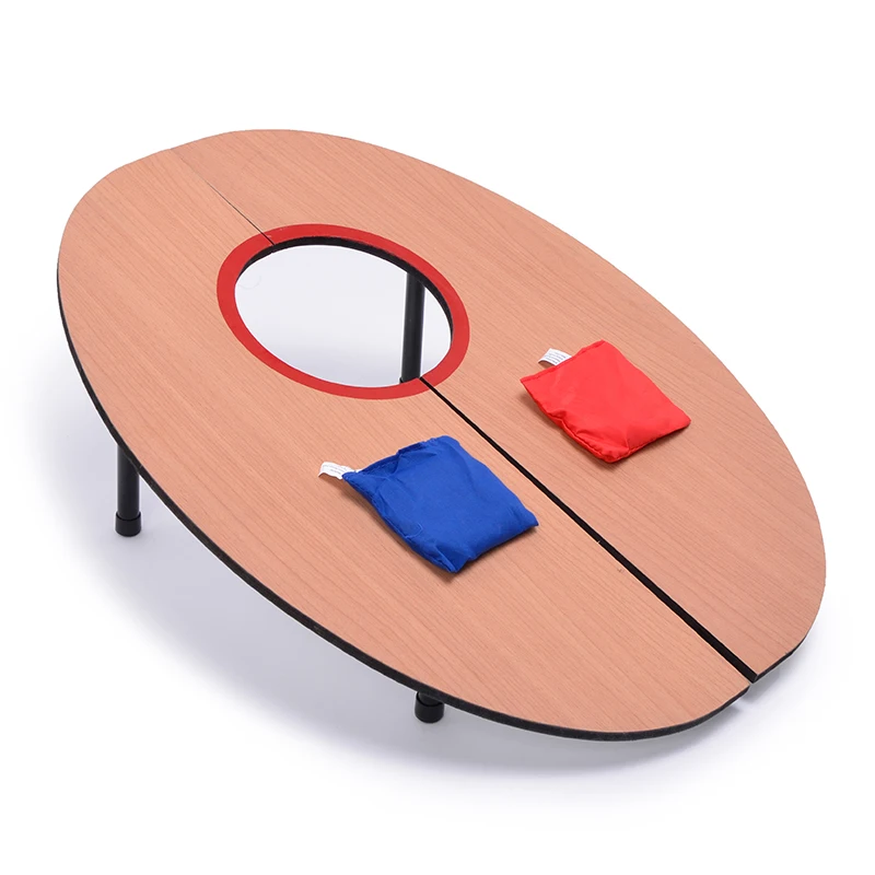 wooden bean bag toss game with sand bag toss game with sand bag