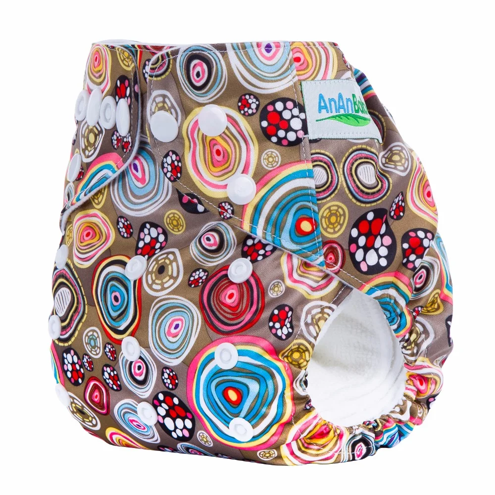 
Free Samples Eco-friendly Reusable Printed Cloth Diaper Washable Baby Diaper 