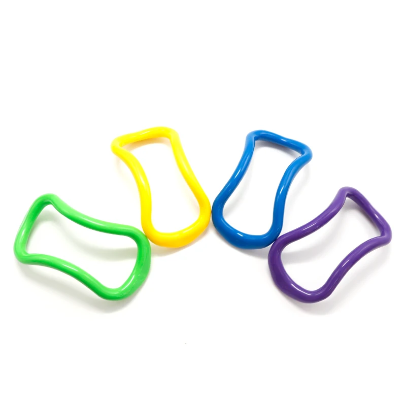 High quality fitness exercise tool Wellshow Exercise Yoga Ring Multi Stretch Wave Pilates Ring
