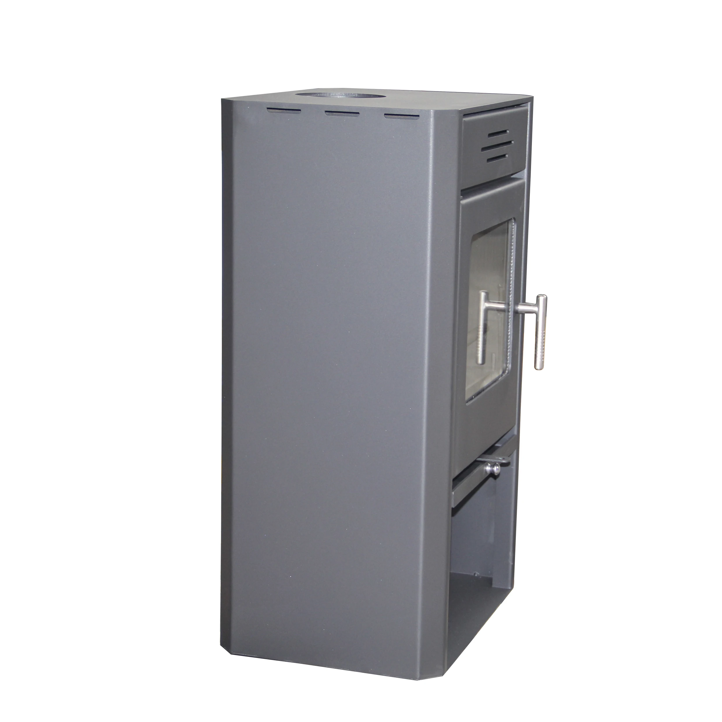 small steel indoor wood burning stove WM209
