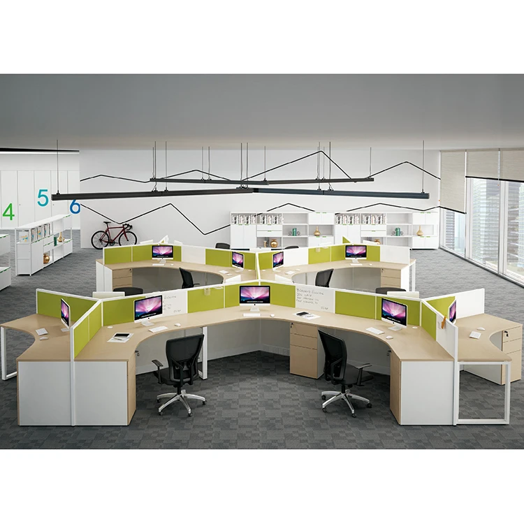 modular workstation wooden office table design executive office table design